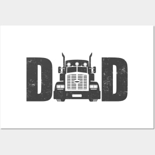 Truck Dad Fathers Day Gift Posters and Art